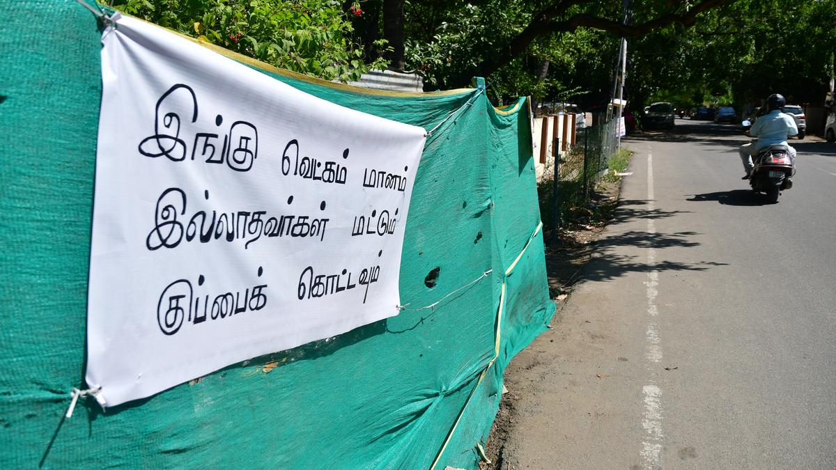 Residents of Sai Baba colony in Coimbatore take action to prevent open